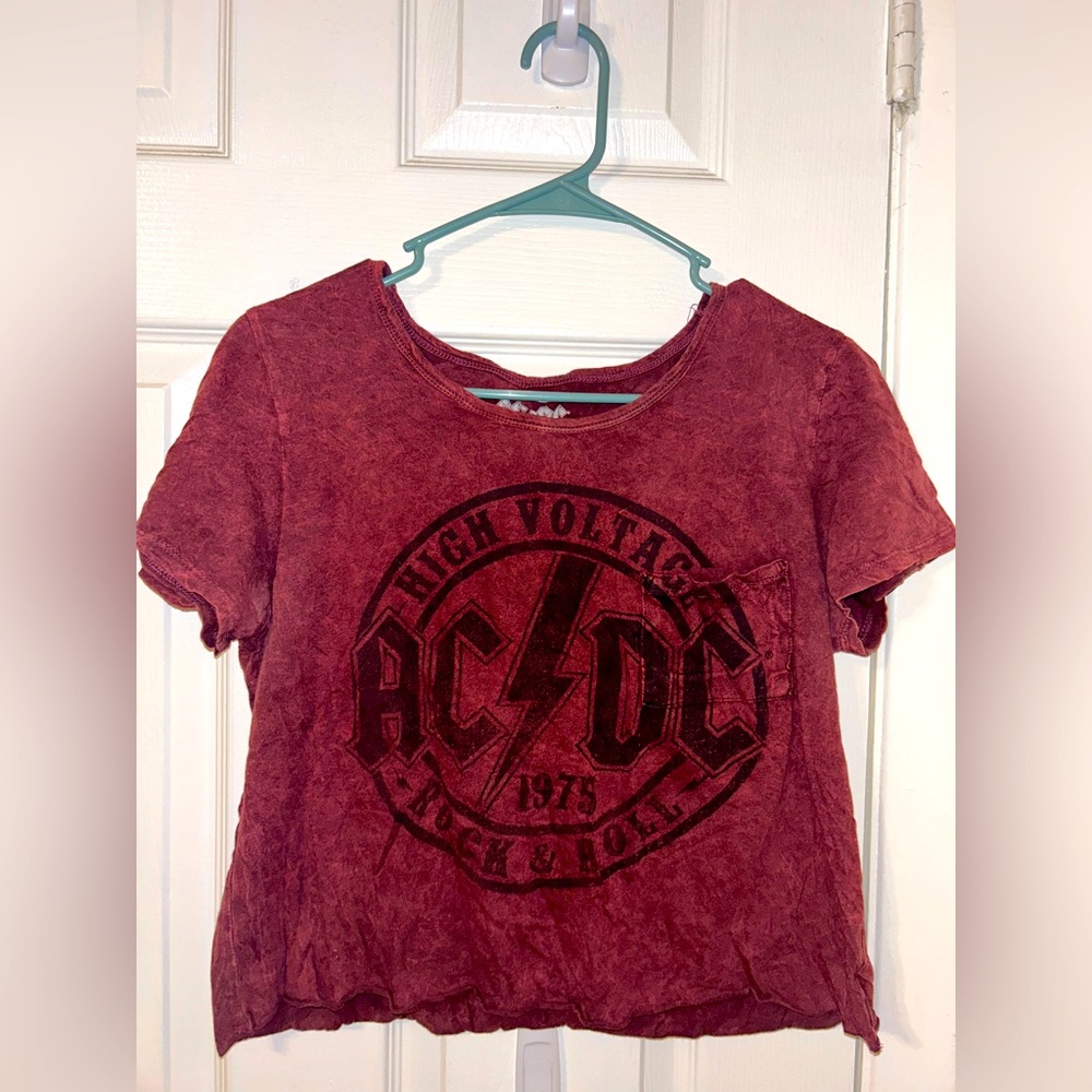 EUC AC/DC Crop Top